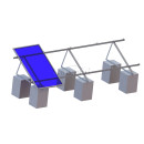 Fixed Triangle Bracket For Flat Roof Mounting